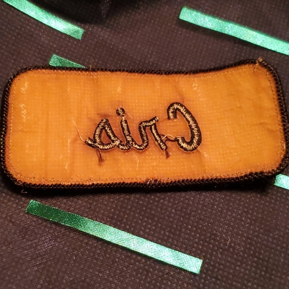 Cris Name badge patch iron on sew on - Picture 2 of 2